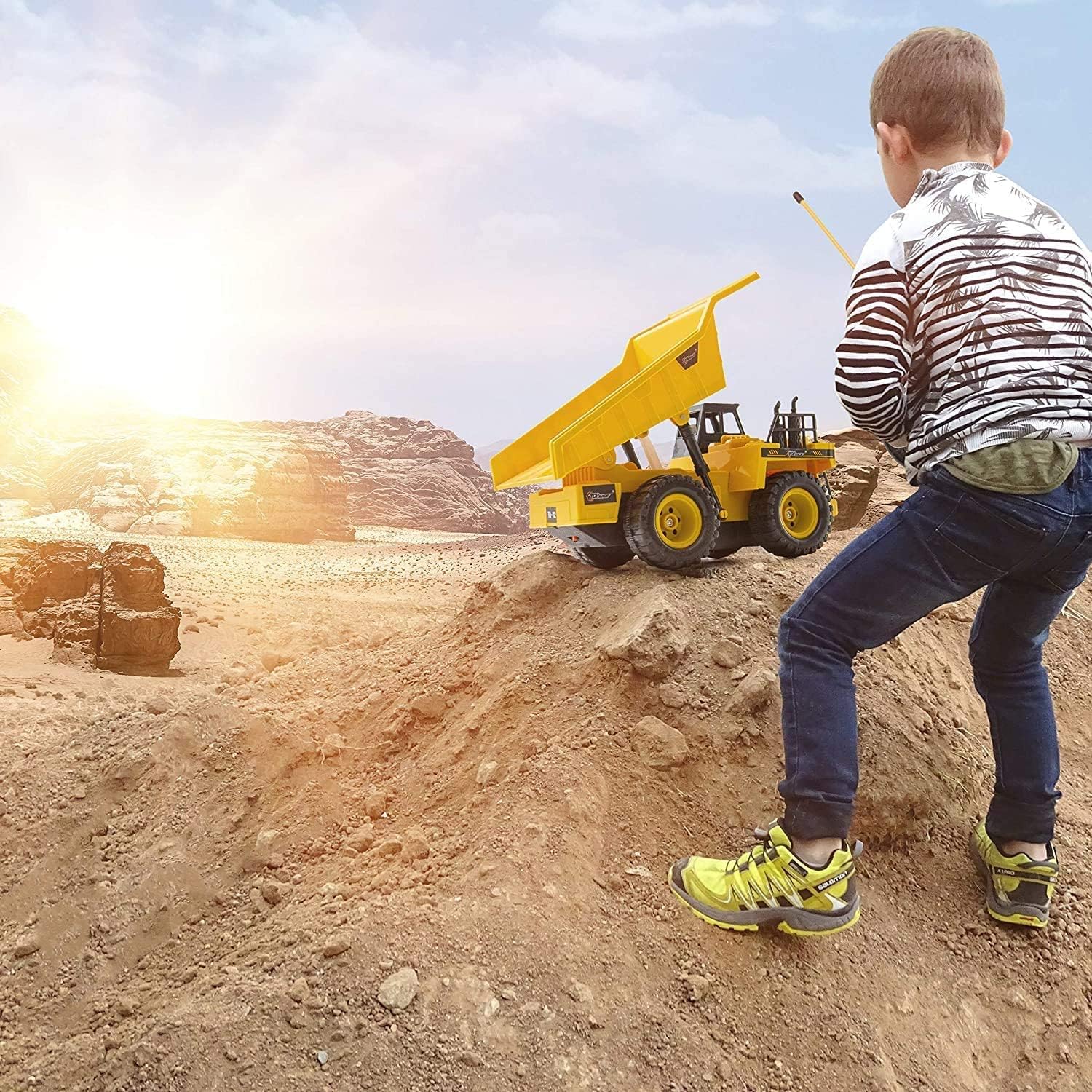 Top Race Remote Control Dump Truck Review: The Ultimate Toy for Kids