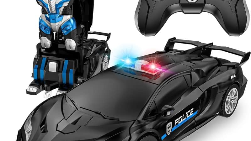 LNNKINE Remote Control Car: A Transforming Police Car Toy for Endless Fun