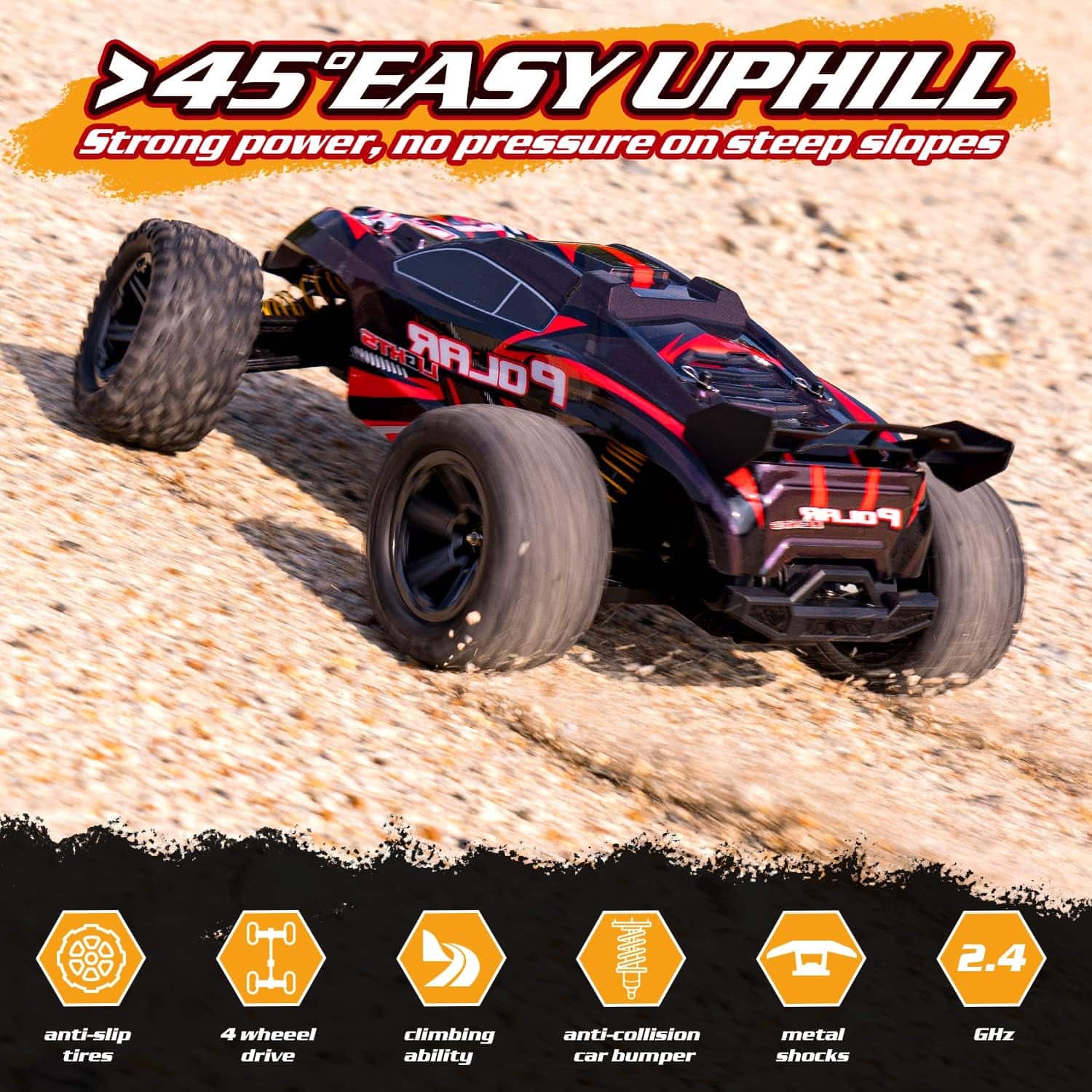 PHOUPHO 1:8 Scale RC Cars RC Monster Truck Review