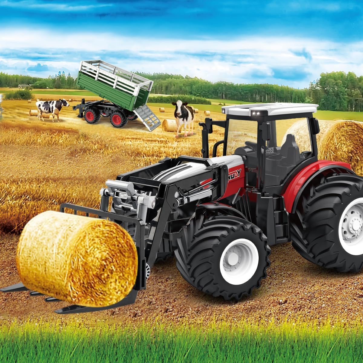 fisca Remote Control Tractor Toy: An Exciting RC Farm Tractor Set for Endless Fun