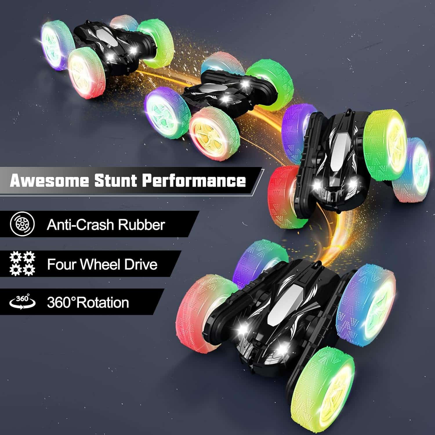 Experience Thrilling Stunts with the 28℃ RC Cars Stunt Car Toy