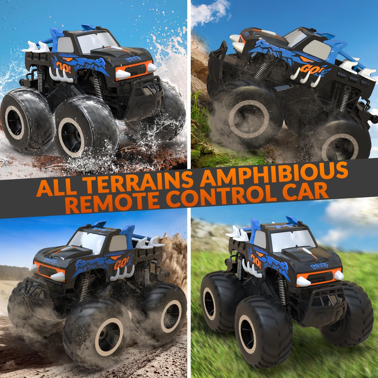STEMTRON Amphibious Remote Control Car Toys: The Ultimate All-Terrain Fun