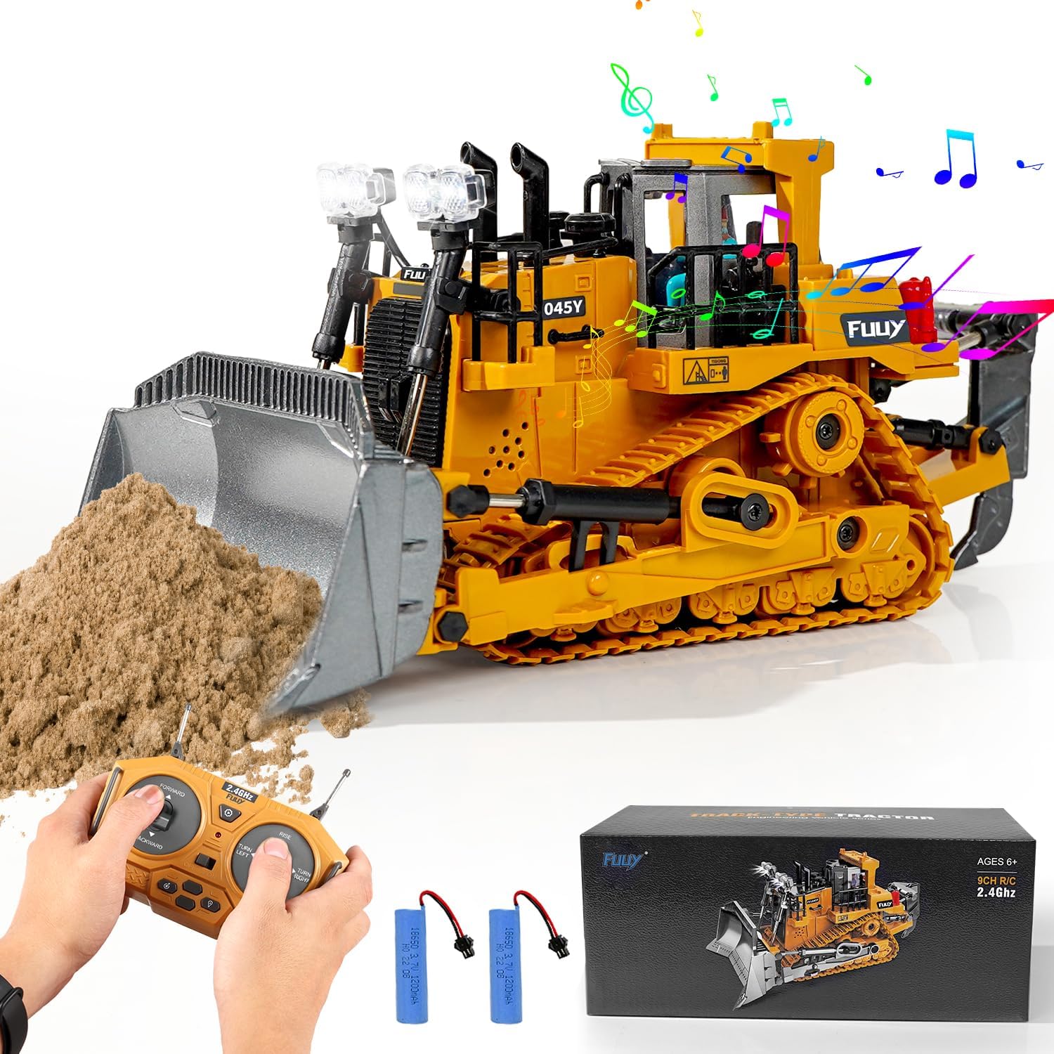 FUUY Construction Toys for 3 Year Old Boys: A Realistic Remote Control Bulldozer Review