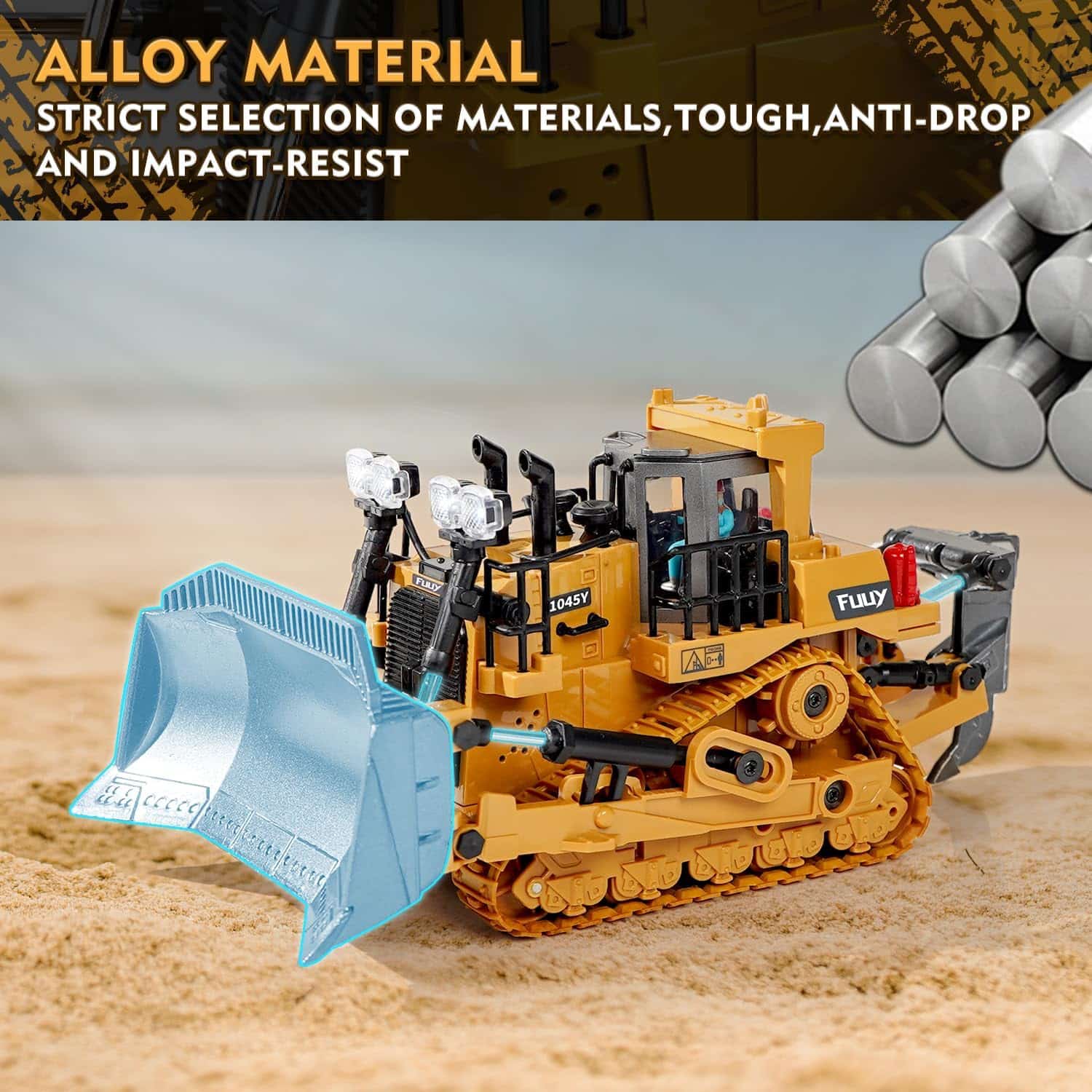 FUUY Construction Toys for 3 Year Old Boys: A Realistic Remote Control Bulldozer Review