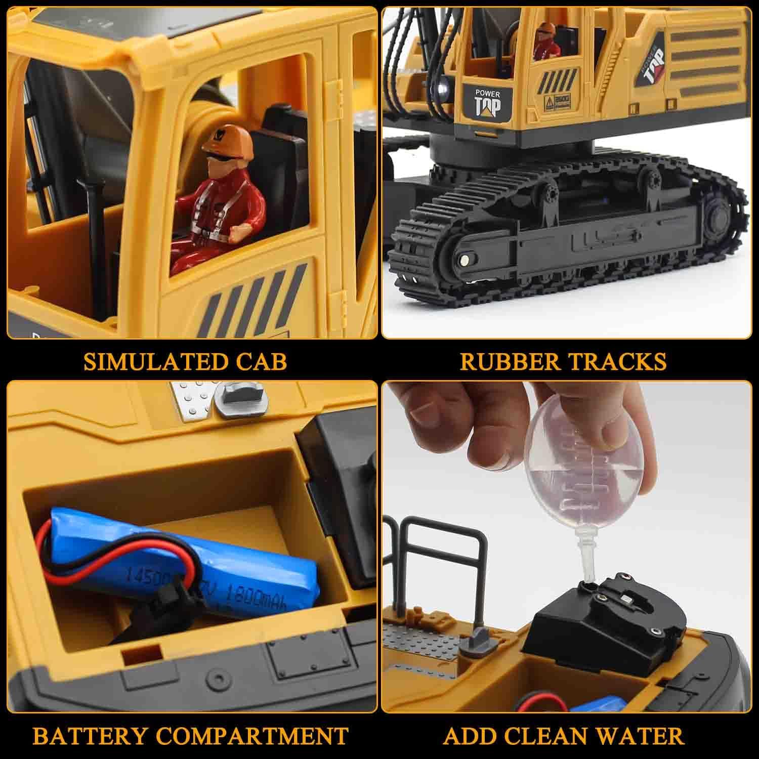 Revolutionizing Playtime: The Fistone 14 Channel Remote Control Excavator Toy Review