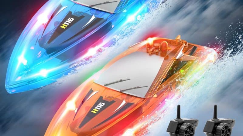 Illuminate Your Water Adventures: A Review of the RC Boat for Kids, YEETFTC 2Pack LED Light Remote Control Boat
