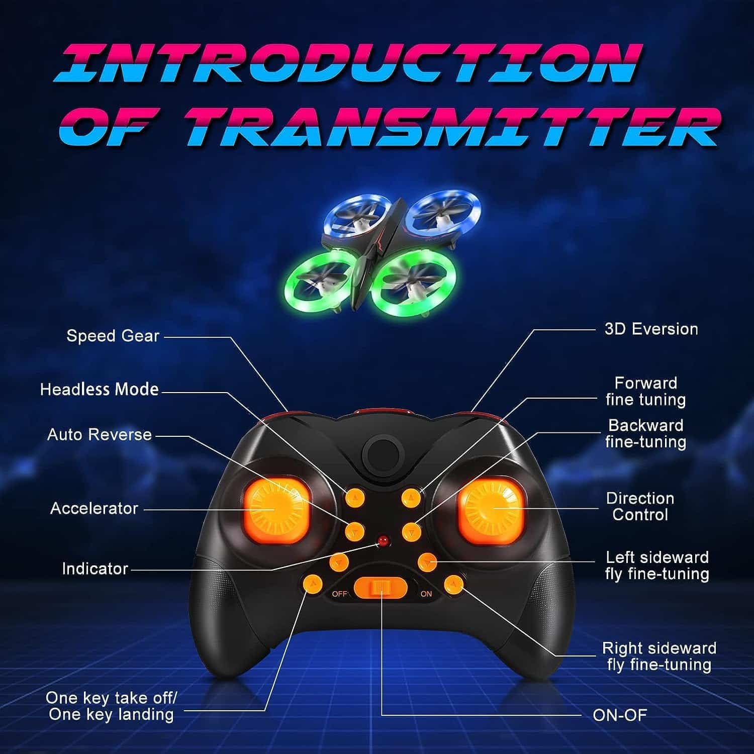 Mini Drone with LED Light: A Fun and Exciting RC Drone for Kids