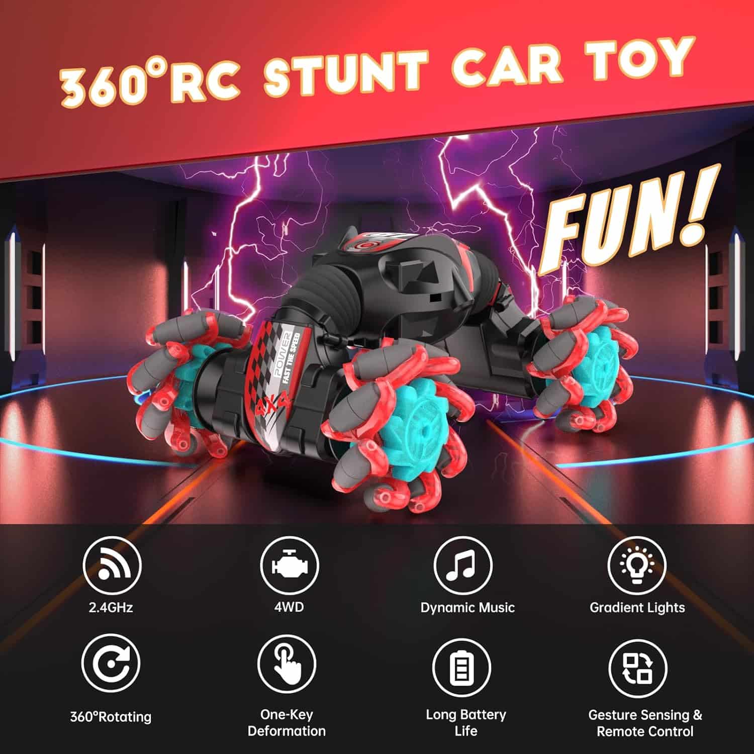 Experience the Thrill with the Gesture Sensing RC Stunt Car: A Comprehensive Review