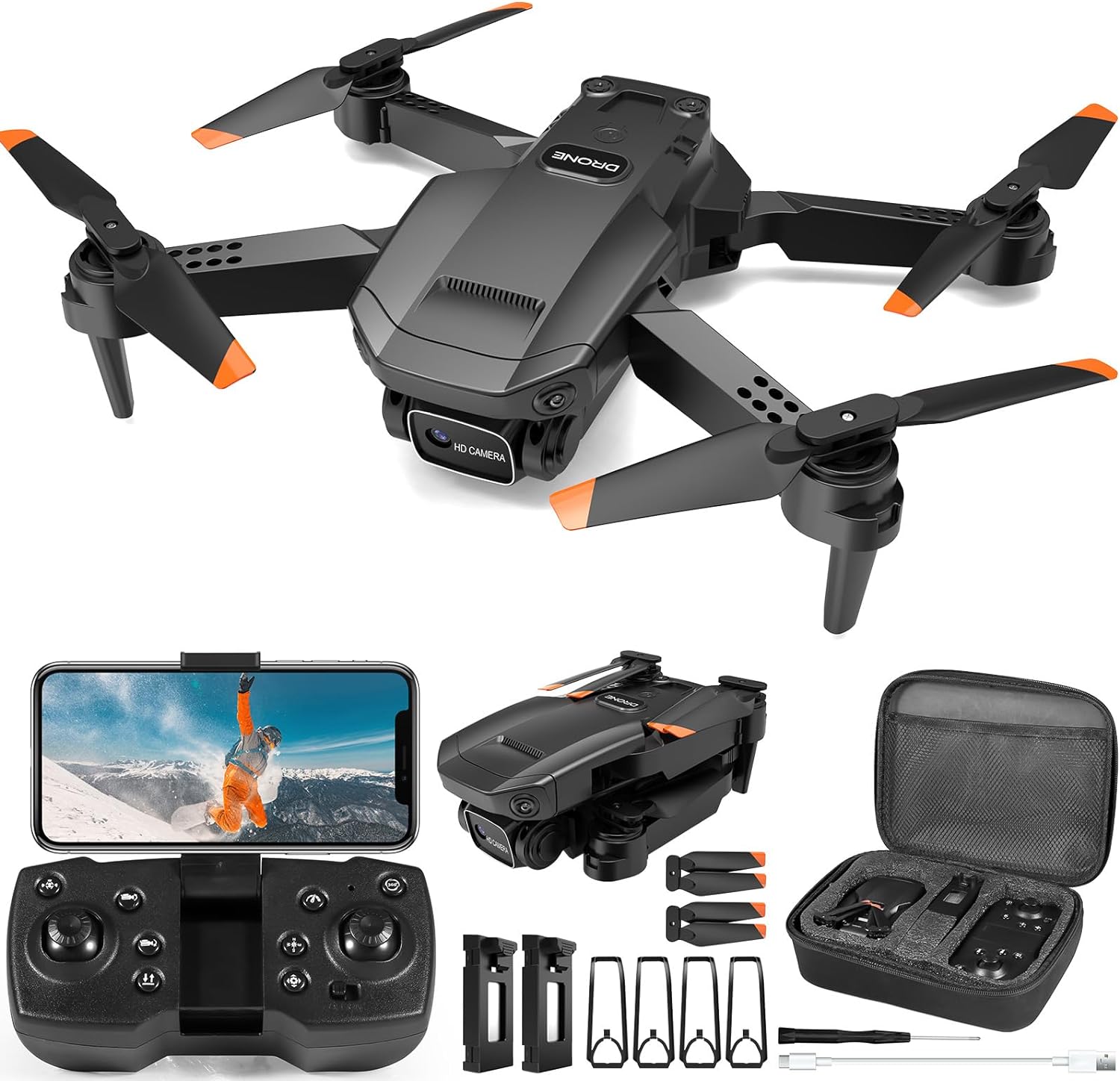 GOFOIT Drone with Camera: The Perfect Foldable Quadcopter for Aerial Photography Enthusiasts