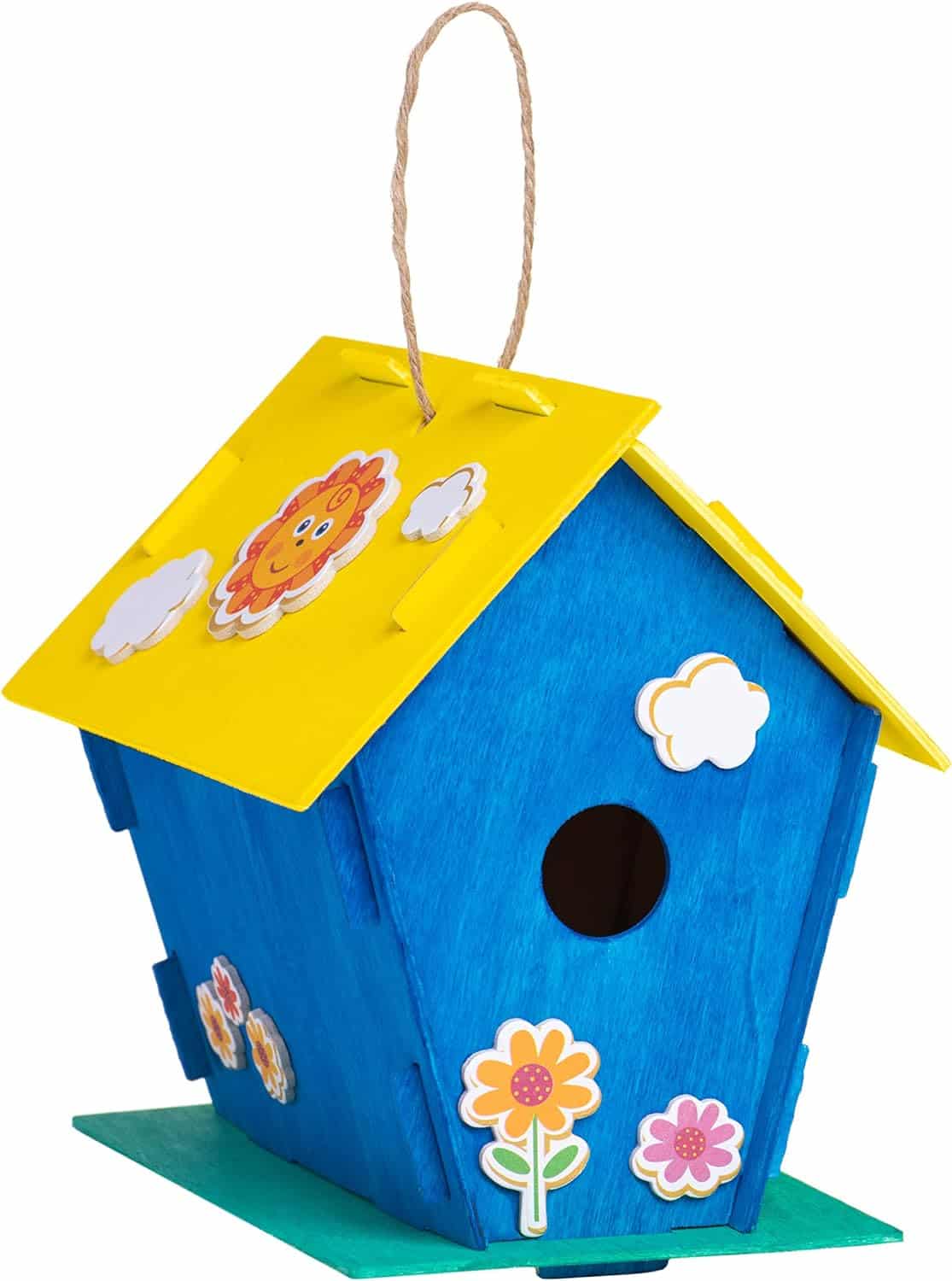 Neliblu 12 DIY Wooden Birdhouses - A Fun and Educational Craft Set for Kids and Adults